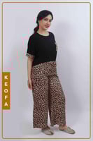 طقم نسائي كاجول مريح قطعتين نمري