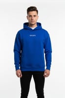 هودي ازرق دبل كاب شكل جديد قطن 95% بفتحة إصبع وخام...