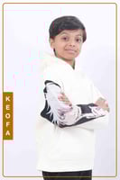 هوديات أطفال بخامة قطنية ناعمة بتصميم أنمي على الك...