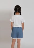 طقم مكون من طقم مكون من قطعتين ( بنات ) قصير جديد(...