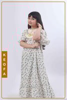 فستان بناتي بنقشة جديدة