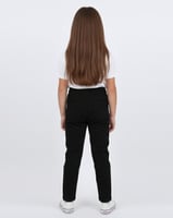 بنطلون جينز بناتي اسود مريح