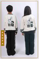 طقم شتوي للجنسين مطبوع مكون من قطعتين