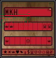 لوحة سيارة المنيوم كبس