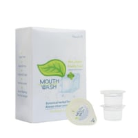 كبسولات غسول الفم بنكهة النعناع