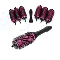 رؤوس فرشاة شعر دائرية قابلة للفصل - 6 حبات