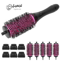 رؤوس فرشاة شعر دائرية قابلة للفصل - 6 حبات