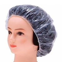 غطاء شعر شفاف لمره واحدة 100حبة