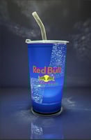 كوب ريدبول ( ازرق ) مضيء
