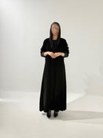 مخمل مع تدخيلات شيفون مخمل