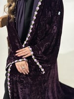 مخمل مموج ليلكي