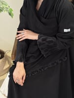 كتان مع تدخيلات شيفون مكسر