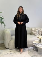 كتان مع تدخيلات كتان مطبوع