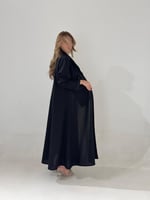 كتان رسمي اسود مع تل