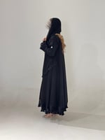 كتان مع تدخيلات شيفون مكسر