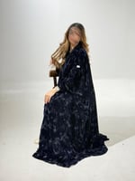 مخمل بشت كحلي مشجر