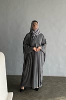 كريب أمريكي رمادي نص بشت