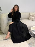 كتان مع تدخيلات كتان مطبوع