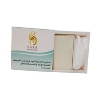 صابون تفتيح الوجه والجسم والمناطق الحساسة ساره بيو...