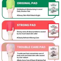 قفازات تقشير الجسم من مومز , لون بينك / حبة واحدة