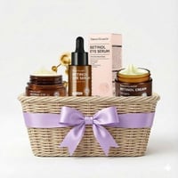 سلة باقة تحدي العمر ثلاثية الريتينول الذهبية