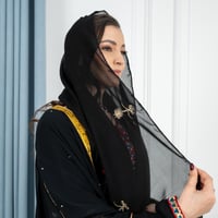 طرحة سيفين ونخلة ذهبي