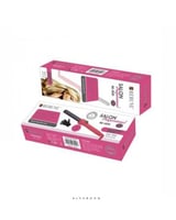 مجعد الشعر بروفيشينال باللون الوردي والأسود مع قفا...