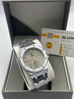 ساعة ماركة بينون مينا رمادي تصميم ادمرز