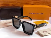 نظارة لويس فيتون اسود مذهب
