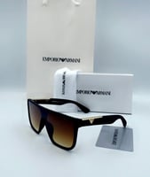 نظارة ماركة ارماني مدرج بني