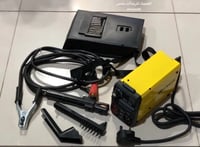 مكينة اللحام الكهربائية 200 امبير مع حامي للوجه وص...