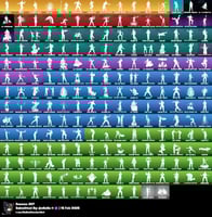 ايبك اساسي 240+ سكن و 200+ رقصه فيه حزم سوني و رقص...