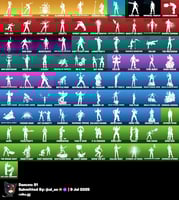 ايبك اساسي 100+ و سيزن 2 اول سكن ينربط سوني و جميع...