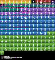 250+ سكن و رقصة لوحه و توتيش و طور الزومبي القديم