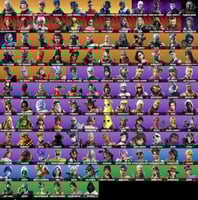 ايبك اساسي سكن جيل +138 سكن ، 121+ رقصة طور الزومب...