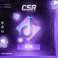 حساب متابعين تيك توك فخم 67k متابع