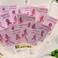 باقة بروش بشعار سرطان الثدي(20حبات)