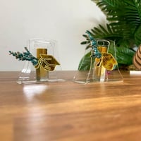 تولة عود مع اكريلك بتصميم الهدية (12) حبات