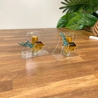 تولة عود مع اكريلك بتصميم الهدية (12) حبات