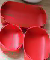 سلة جلد لمكتبك او منزلك او توزيعات بالأسم او الأحر...