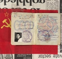 بطاقة روسي أصلي 1968