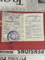 بطاقة روسي أصلي 1946