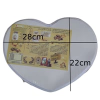 لوح خشبي شكل قلب بمقاسين | Haikuo