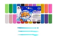 صلصال اسفنجي ملون للاطفال 36 لون