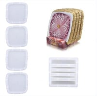 قالب سيليكون كوستر مربع