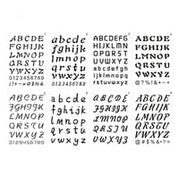 استنسل بعدة أشكال