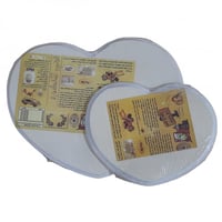 لوح خشبي شكل قلب بمقاسين | Haikuo