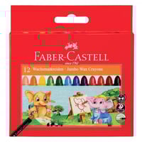 طقم ألوان شمعية 12 لون | FABER-CASTELL
