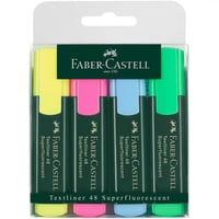 طقم أقلام تظهير بعدة ألوان 4 | FABER-CASTELL