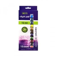 ألوان عصار أكريلك 12 لون اس بي سي